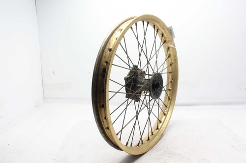 Front wheel rim spoked wheel